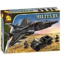 OXFORD OM3304 3304 non  MÁY BAY VÀ XE JEEP bộ đồ chơi xếp lắp ráp ghép mô hình Military Army JET AND JEEP Quân Sự Bộ Đội 364 khối