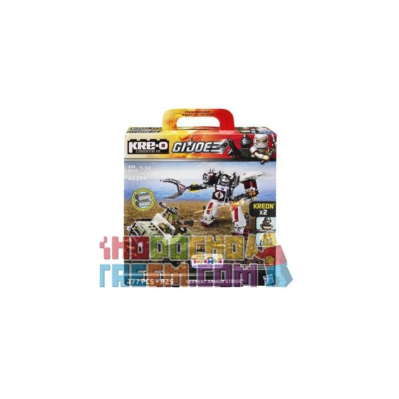 KRE-O A2354 2354 non  BỘ GIÁP RẮN KHỔNG LỒ bộ đồ chơi xếp lắp ráp ghép mô hình Movie & Game SERPENT ARMOR STRIKE CONSTRUCTION SET Phim Và Trò Chơi 177 khối