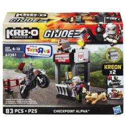 KRE-O A3361 3361 non  TRẠM KIỂM SOÁT ALPHA bộ đồ chơi xếp lắp ráp ghép mô hình Movie & Game CHECKPOINT ALPHA CONSTRUCTION SET Phim Và Trò Chơi 83 khối