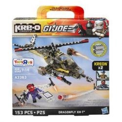 KRE-O A3363 3363 non  ĐOM ĐÓM XH-1 bộ đồ chơi xếp lắp ráp ghép mô hình Movie & Game DRAGONFLY XH-1 CONSTRUCTION SET Phim Và Trò Chơi 153 khối