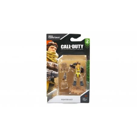 MEGA BLOKS FMG03 non  CHIẾN BINH ACE bộ đồ chơi xếp lắp ráp ghép mô hình Call Of Duty FIGHTER ACE 22 khối