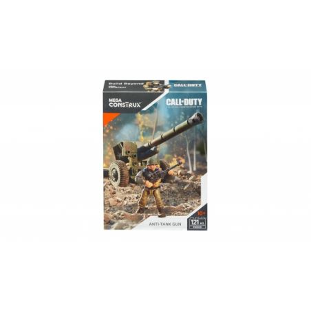 MEGA BLOKS FMG08 non  SÚNG CHỐNG TĂNG bộ đồ chơi xếp lắp ráp ghép mô hình Call Of Duty ANTI-TANK GUN 121 khối