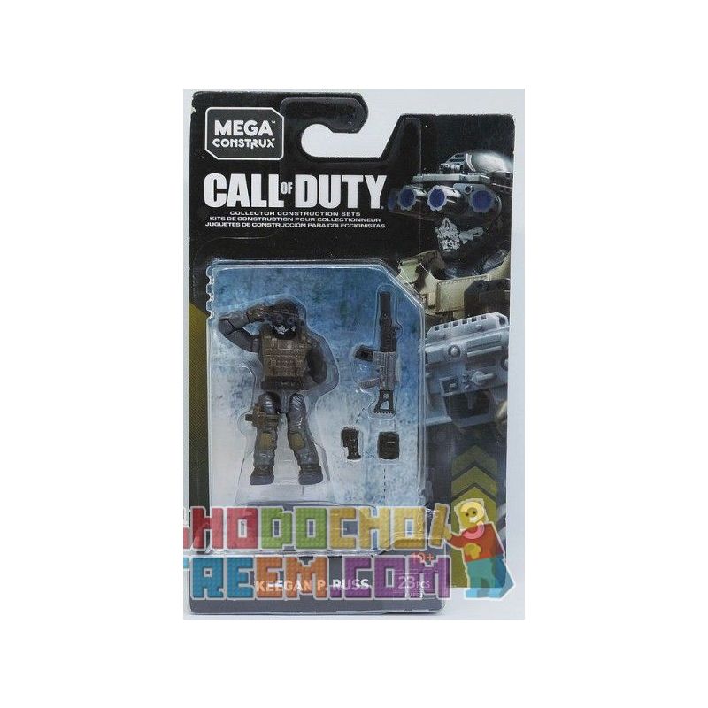 MEGA BLOKS FVF93 non  KEEGAN P. RUSS. bộ đồ chơi xếp lắp ráp ghép mô hình Call Of Duty 23 khối