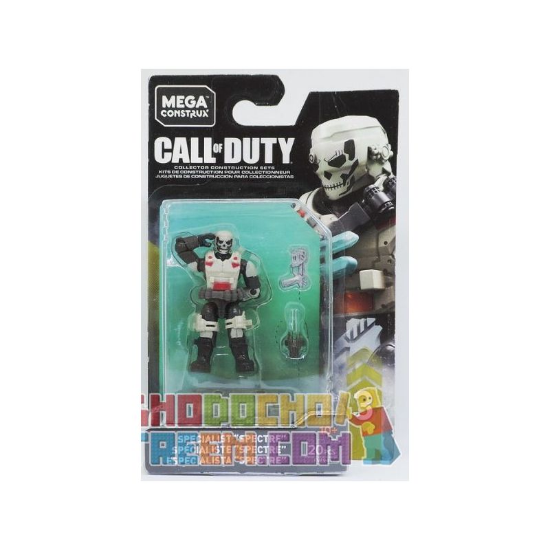 MEGA BLOKS FVF94 non  LỰC LƯỢNG ĐẶC BIỆT "SPECTRE" bộ đồ chơi xếp lắp ráp ghép mô hình Call Of Duty SPECIALIST "SPECTRE" 20 khối