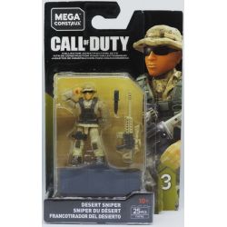MEGA BLOKS FVF96 non  BẮN TỈA SA MẠC bộ đồ chơi xếp lắp ráp ghép mô hình Call Of Duty DESERT SNIPER 25 khối