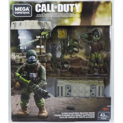 MEGA BLOKS FVG00 non  HỘP VŨ KHÍ CẬN CHIẾN bộ đồ chơi xếp lắp ráp ghép mô hình Call Of Duty CLOSE QUARTERS WEAPON CRATE 43 khối