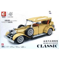 SEMBO 701900 non  XE CỔ LINCOLN bộ đồ chơi xếp lắp ráp ghép mô hình Creator BEIJING AUTO MUSEUM Sáng Tạo 785 khối