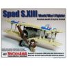 BRICKMANIA 402 non  MÁY BAY CHIẾN ĐẤU SPAD S.XIII bộ đồ chơi xếp lắp ráp ghép mô hình Military Army Quân Sự Bộ Đội 272 khối