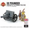 BRICKMANIA 409 non  SÚNG DÃ CHIẾN QF 18 POUNDER CỦA QUÂN ĐỘI ANH bộ đồ chơi xếp lắp ráp ghép mô hình Military Army ORDNANCE QF 18 POUNDER FIELD GUN WITH BRITISH SOLDIER Quân Sự Bộ Đội 59 khối