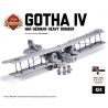 BRICKMANIA 424 non  GOTHA IV-MÁY BAY NÉM BOM HẠNG NẶNG CỦA ĐỨC TRONG THẾ CHIẾN bộ đồ chơi xếp lắp ráp ghép mô hình Military Army GOTHA IV - WWI GERMAN HEAVY BOMBER Quân Sự Bộ Đội 864 khối