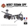 BRICKMANIA 428 non  LỰU PHÁO 155MM KIỂU SCHNEIDER 1917 bộ đồ chơi xếp lắp ráp ghép mô hình Military Army M1917 155MM GPF Quân Sự Bộ Đội 275 khối