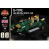 BRICKMANIA 434 non  LOẠI D-XE CHỈ HUY CỦA ANH TRONG THẾ CHIẾN bộ đồ chơi xếp lắp ráp ghép mô hình Military Army D-TYPE WWI BRITISH STAFF CAR Quân Sự Bộ Đội 160 khối