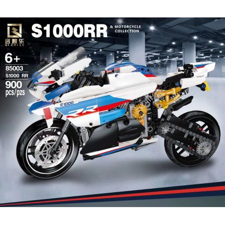 QIZHILE 85003 non  BMW S1000RR. bộ đồ chơi xếp lắp ráp ghép mô hình  Kỹ Thuật Công Nghệ Cao Mô Hình Phương Tiện 900 khối