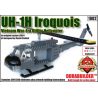 BRICKMANIA 1002 non  BỘ DỤNG CỤ TRỰC THĂNG UH-1H-DURABUILDER bộ đồ chơi xếp lắp ráp ghép mô hình Military Army UH-1H IROQUOIS DURABUILDER KIT Quân Sự Bộ Đội 309 khối