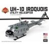 BRICKMANIA 1013 non  TRỰC THĂNG UH-1D bộ đồ chơi xếp lắp ráp ghép mô hình Military Army UH-1D IROQUOIS Quân Sự Bộ Đội 378 khối