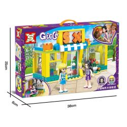 SX 3051 non  CỬA HÀNG TRẢI NGHIỆM HEART LAKE CITY bộ đồ chơi xếp lắp ráp ghép mô hình  Các Bạn Gái 297 khối