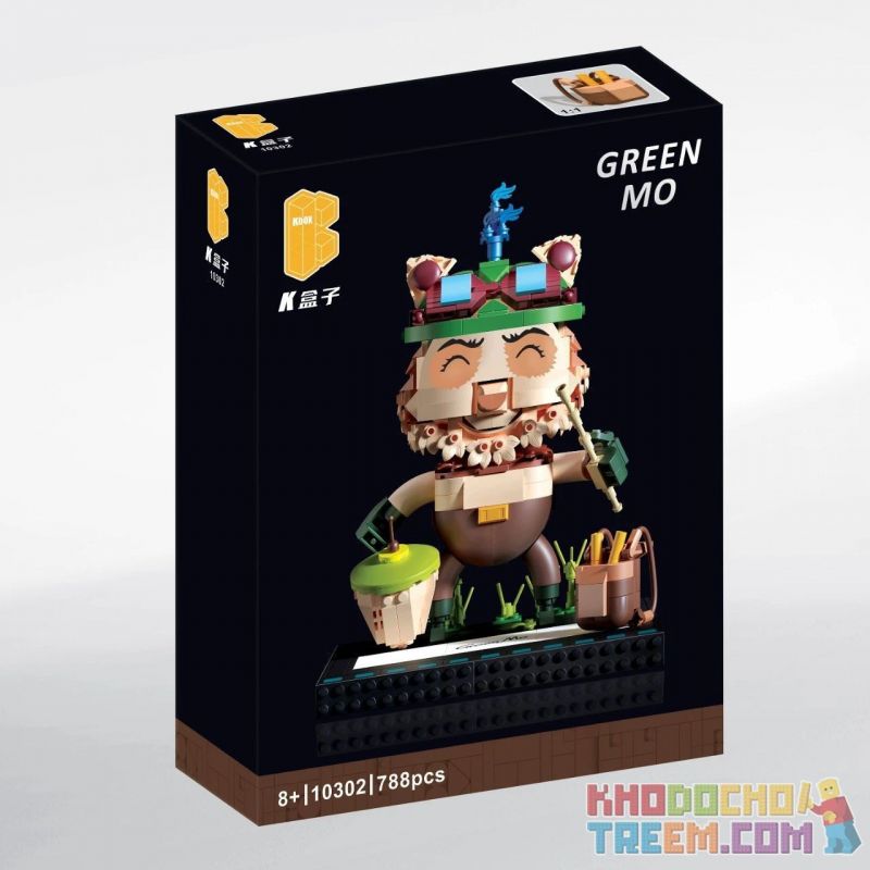 K BOX 10302 non  RẤT NHIỀU bộ đồ chơi xếp lắp ráp ghép mô hình Movie & Game GREEN MO Phim Và Trò Chơi 788 khối
