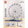 WANGE 6215 non  LONDON EYE. bộ đồ chơi xếp lắp ráp ghép mô hình Creator THE LONDON EYE Sáng Tạo 1528 khối