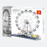 WANGE 6215 non  LONDON EYE. bộ đồ chơi xếp lắp ráp ghép mô hình Creator THE LONDON EYE Sáng Tạo 1528 khối