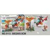 Winner 5113 non  MÁY BAY TRỰC THĂNG CHỮA CHÁY ĐA CHỨC NĂNG bộ đồ chơi xếp lắp ráp ghép mô hình Fire Rescure FIRE FIGHTERS Cứu Hỏa 267 khối