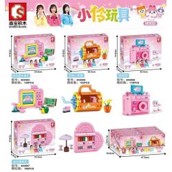 SEMBO 604004 604005 604006 604007 non  4 LOẠI KHU VỰC NGHỈ NGƠI TRONG CÔNG VIÊN GIẢI TRÍ CỬA HÀNG ĐỒ UỐNG STUDIO CHỤP ẢNH MÁY BÁN TỰ ĐỘNG bộ đồ chơi xếp lắp ráp ghép mô hình  Các Bạn Gái 482 khối
