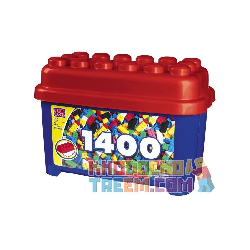 MEGA BLOKS 910 non  THÙNG MICROBILLION bộ đồ chơi xếp lắp ráp ghép mô hình Creator MICRO BLOKS GIGA BUCKET Sáng Tạo 1400 khối