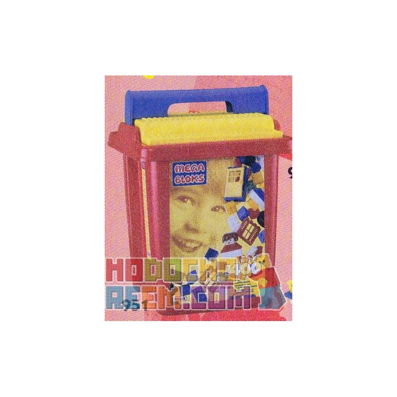 MEGA BLOKS 951 non  400 CÁI BA THÙNG MÀU CƠ BẢN bộ đồ chơi xếp lắp ráp ghép mô hình Creator 400PCS PRIMARY COLORS BUCKET Sáng Tạo 400 khối