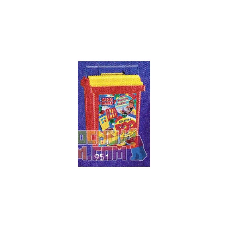 MEGA BLOKS 951-2 non  500 BA THÙNG MÀU CƠ BẢN bộ đồ chơi xếp lắp ráp ghép mô hình Creator 500 PCS PRIMARY COLORS BUCKET Sáng Tạo 500 khối