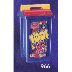 MEGA BLOKS 966 non  1001 BA THÙNG MÀU CƠ BẢN bộ đồ chơi xếp lắp ráp ghép mô hình Creator 1001 PCS PRIMARY COLORS BUCKET Sáng Tạo 1001 khối