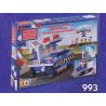 MEGA BLOKS 993 non  XE ĐƯỜNG KHẨN CẤP bộ đồ chơi xếp lắp ráp ghép mô hình City EMERGENCY ROAD UNIT Thành Phố 250 khối