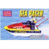 MEGA BLOKS 9252 non  CHÈO THUYỀN TRÊN BIỂN bộ đồ chơi xếp lắp ráp ghép mô hình City SEA RACER Thành Phố 70 khối