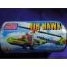 MEGA BLOKS 9253 non  TRỰC THĂNG SKYHAWK bộ đồ chơi xếp lắp ráp ghép mô hình City AIR HAWK Thành Phố 90 khối