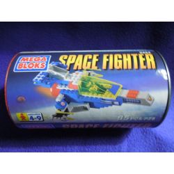 MEGA BLOKS 9254 non  MÁY BAY CHIẾN ĐẤU KHÔNG GIAN bộ đồ chơi xếp lắp ráp ghép mô hình City SPACE FIGHTER Thành Phố 104 khối