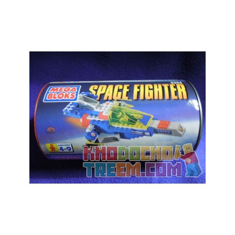 MEGA BLOKS 9254 non  MÁY BAY CHIẾN ĐẤU KHÔNG GIAN bộ đồ chơi xếp lắp ráp ghép mô hình City SPACE FIGHTER Thành Phố 104 khối