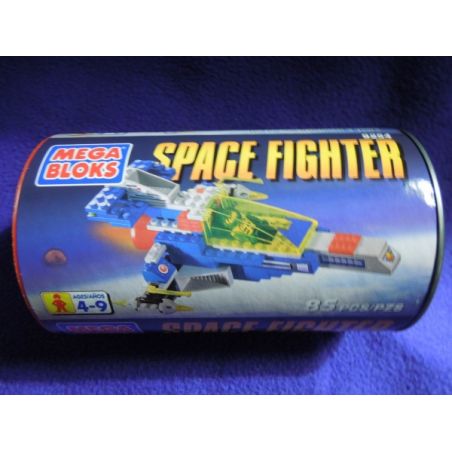 MEGA BLOKS 9254 non  MÁY BAY CHIẾN ĐẤU KHÔNG GIAN bộ đồ chơi xếp lắp ráp ghép mô hình City SPACE FIGHTER Thành Phố 104 khối