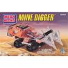 MEGA BLOKS 9255 non  XE TẢI KHAI THÁC bộ đồ chơi xếp lắp ráp ghép mô hình City MINE DIGGER Thành Phố 72 khối