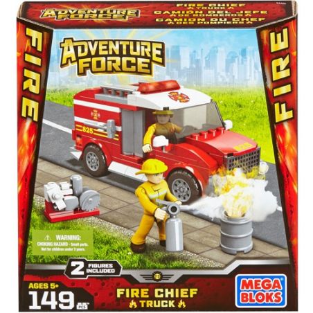 MEGA BLOKS 94405 non  XE CỦA ĐỘI TRƯỞNG CỨU HỎA bộ đồ chơi xếp lắp ráp ghép mô hình City FIRE CHIEF TRUCK Thành Phố 149 khối