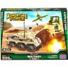 MEGA BLOKS 94424 non  XE TĂNG QUÂN SỰ bộ đồ chơi xếp lắp ráp ghép mô hình Military Army MILITARY TANK Quân Sự Bộ Đội 309 khối