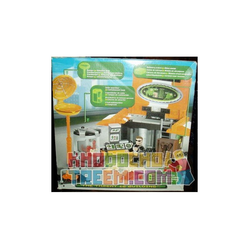 MEGA BLOKS 5602 non  NHÀ KHO HAMBURG bộ đồ chơi xếp lắp ráp ghép mô hình BURGER BARN 100 khối