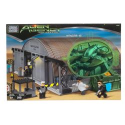 MEGA BLOKS 5621 non  THƯ VIỆN 18-MÁY bộ đồ chơi xếp lắp ráp ghép mô hình HANGAR 18 390 khối