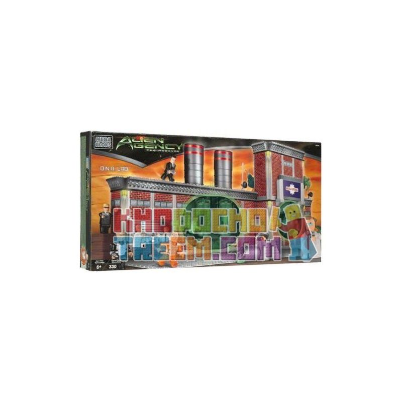 MEGA BLOKS 5631 non  PHÒNG THÍ NGHIỆM D.N.A. bộ đồ chơi xếp lắp ráp ghép mô hình D.N.A. LAB 330 khối