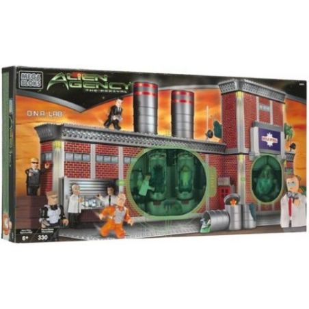 MEGA BLOKS 5631 non  PHÒNG THÍ NGHIỆM D.N.A. bộ đồ chơi xếp lắp ráp ghép mô hình D.N.A. LAB 330 khối