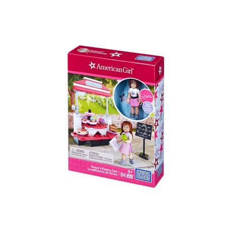 MEGA BLOKS DPK83 non  XE BÁNH NGỌT CỦA GRACE bộ đồ chơi xếp lắp ráp ghép mô hình  GRACE'S PASTRY CART Các Bạn Gái 84 khối