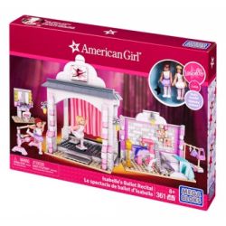MEGA BLOKS DPK86 non  BUỔI BIỂU DIỄN BA LÊ CỦA ISABELLE bộ đồ chơi xếp lắp ráp ghép mô hình  ISABELLE'S BALLET RECITAL Các Bạn Gái 361 khối