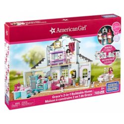 MEGA BLOKS DPK87 non  GRACE'S HOME 2 TRONG 1 bộ đồ chơi xếp lắp ráp ghép mô hình  GRACE'S 2-IN-1 BUILDABLE HOME Các Bạn Gái 749 khối