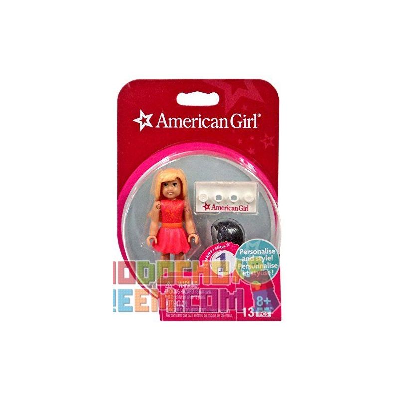 MEGA BLOKS DRC66 non  BÚP BÊ # 1 bộ đồ chơi xếp lắp ráp ghép mô hình  DOLL #1 Các Bạn Gái 13 khối