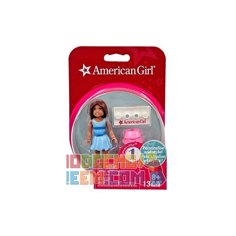 MEGA BLOKS DRC67 non  BÚP BÊ # 2 bộ đồ chơi xếp lắp ráp ghép mô hình  DOLL #2 Các Bạn Gái 13 khối