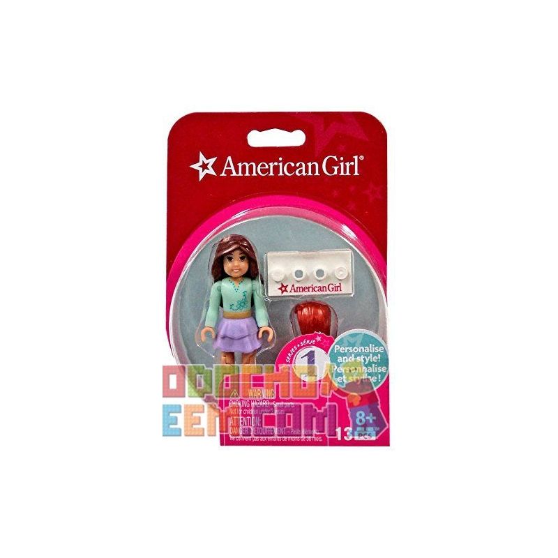 MEGA BLOKS DRC68 non  BÚP BÊ # 3 bộ đồ chơi xếp lắp ráp ghép mô hình  DOLL #3 Các Bạn Gái 13 khối