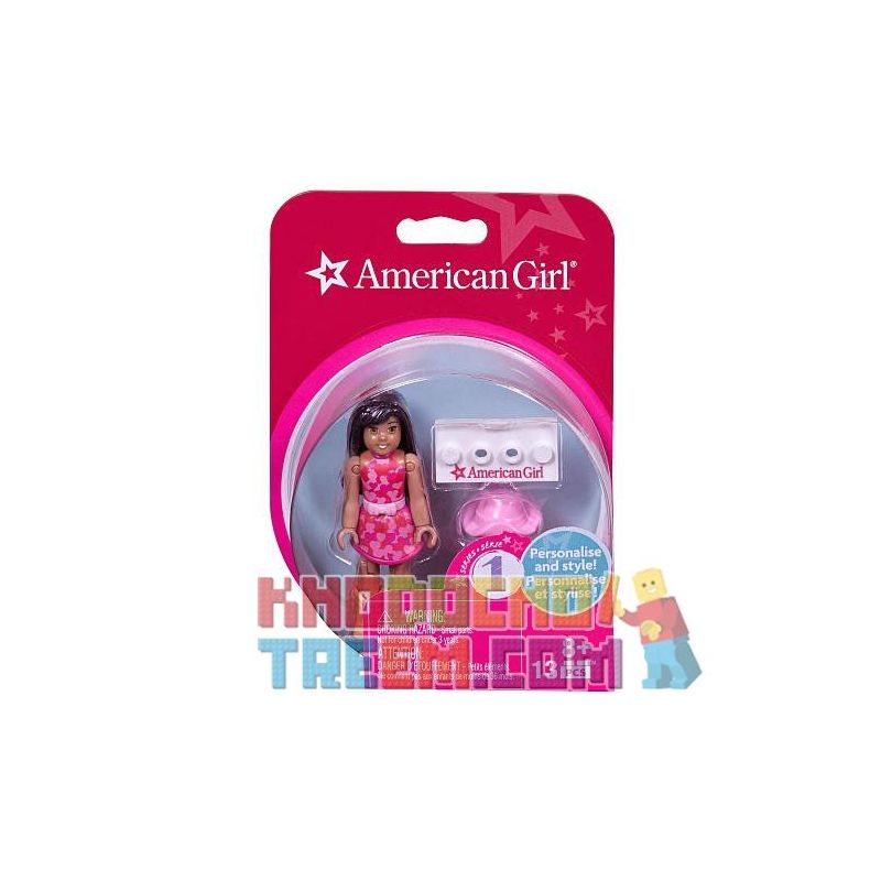 MEGA BLOKS DRC70 non  BÚP BÊ # 5 bộ đồ chơi xếp lắp ráp ghép mô hình  DOLL #5 Các Bạn Gái 13 khối