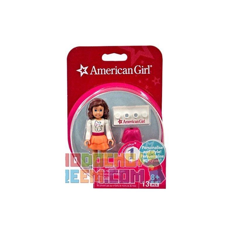 MEGA BLOKS DRC71 non  BÚP BÊ # 6 bộ đồ chơi xếp lắp ráp ghép mô hình  DOLL #6 Các Bạn Gái 13 khối